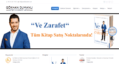 Desktop Screenshot of gokhandumanli.com